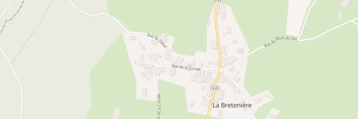 Plan du 5002 Le Village à La Bretenière