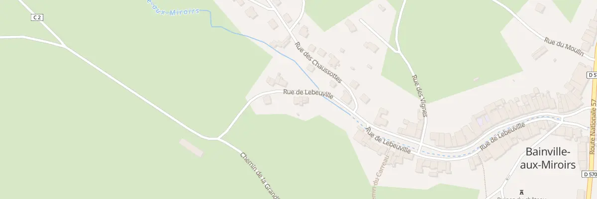 Plan du 65 Rue de Lebeuville à Bainville-aux-Miroirs