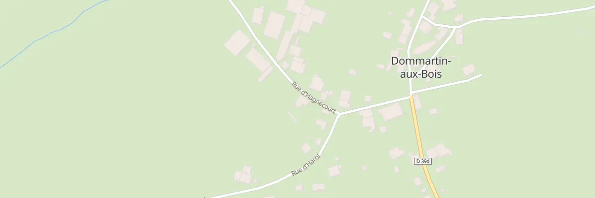 Plan du 3 Rue d’Hagnécourt à Dommartin-aux-Bois
