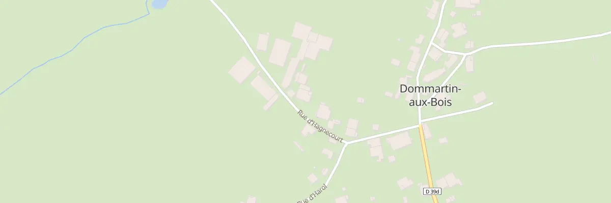 Plan du 8 Rue d’Hagnécourt à Dommartin-aux-Bois