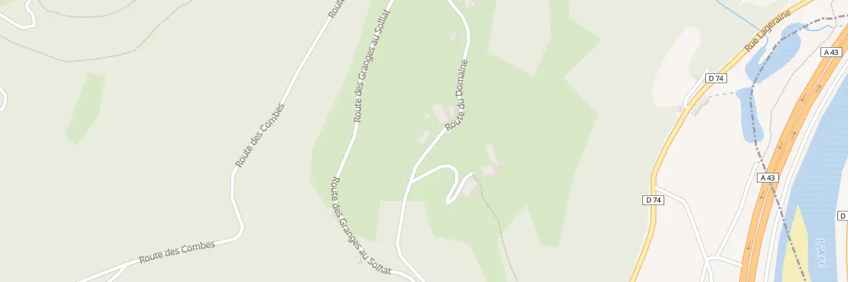 Plan du 201 Rte du Domaine à Saint-Léger
