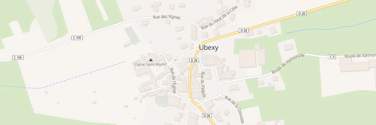 Plan du 9 Gr Grand Rue à Ubexy