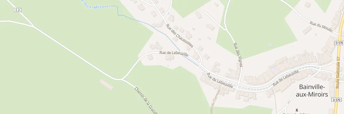 Plan du 63 Rue de Lebeuville à Bainville-aux-Miroirs