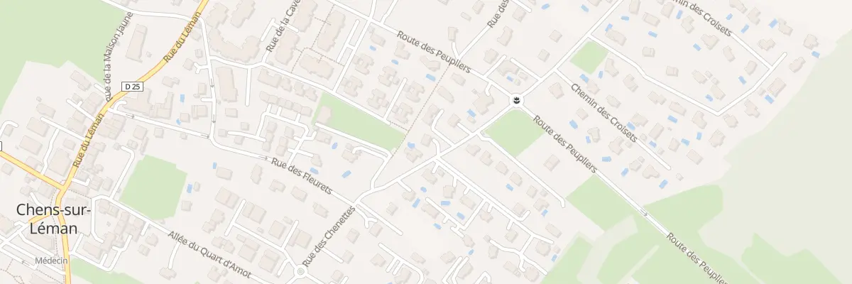 Plan du 565 Rue des Chênettes à Chens-sur-Léman