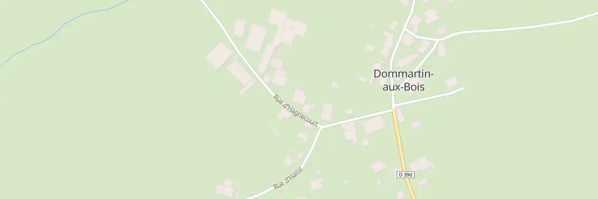 Plan du 6 Rue d’Hagnécourt à Dommartin-aux-Bois