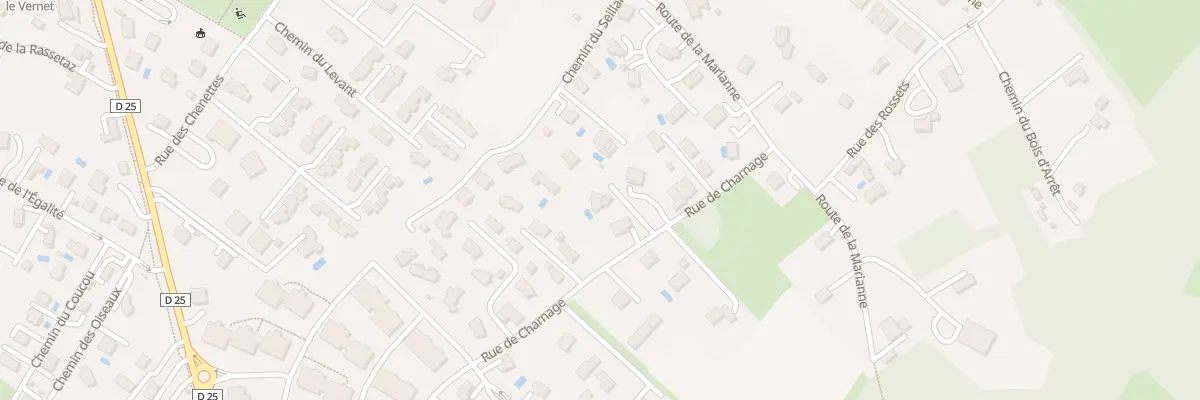 Plan du 593 Rue de Charnage à Chens-sur-Léman