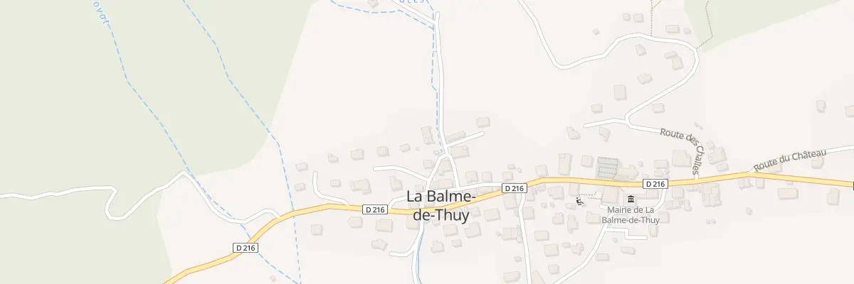 Plan du 130 Rue du quartier à La Balme-de-Thuy