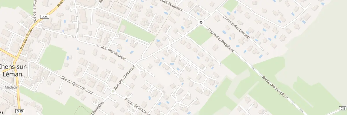 Plan du 556B Rue des Chênettes à Chens-sur-Léman
