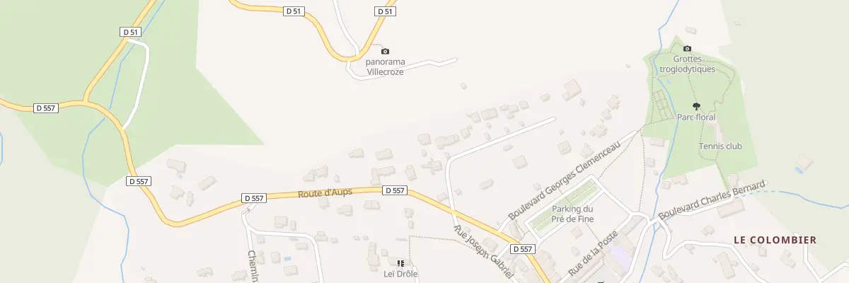 Plan du 5507 La Faisse à Villecroze