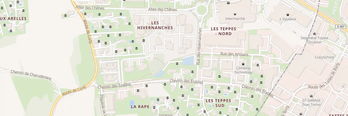 Plan du 3 All des Chênes à Vétraz-Monthoux