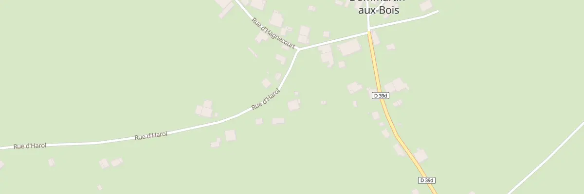 Plan du 11 Rue d’Harol à Dommartin-aux-Bois