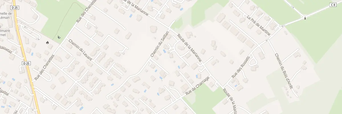 Plan du 252C Rte de la Marianne à Chens-sur-Léman
