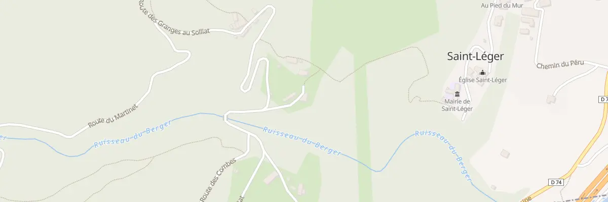 Plan du 5173 Les Grandes Portes à Saint-Léger