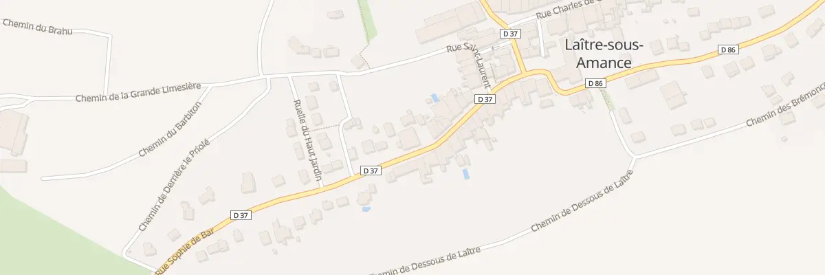 Plan du 22T Rue Sophie de Bar à Laître-sous-Amance