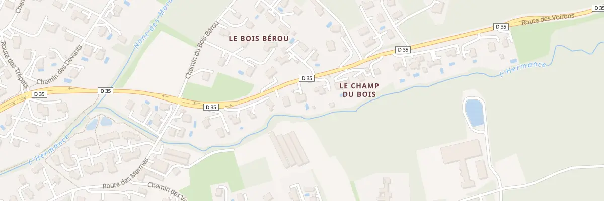 Plan du 1376 Rte des Voirons à Veigy-Foncenex