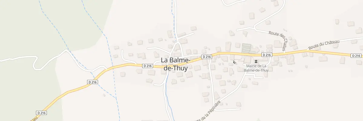 Plan du 5019 La Balme de Thuy à La Balme-de-Thuy