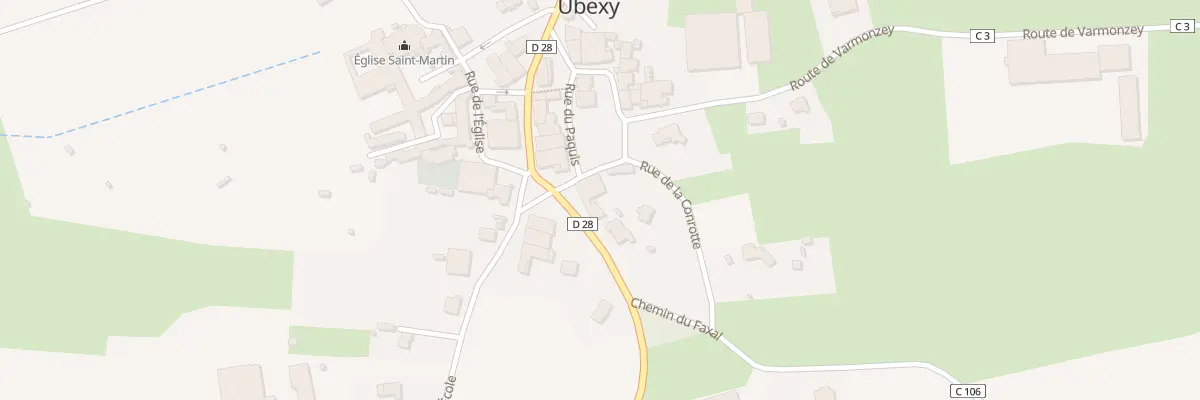 Plan du 1 Rte de Dompaire à Ubexy