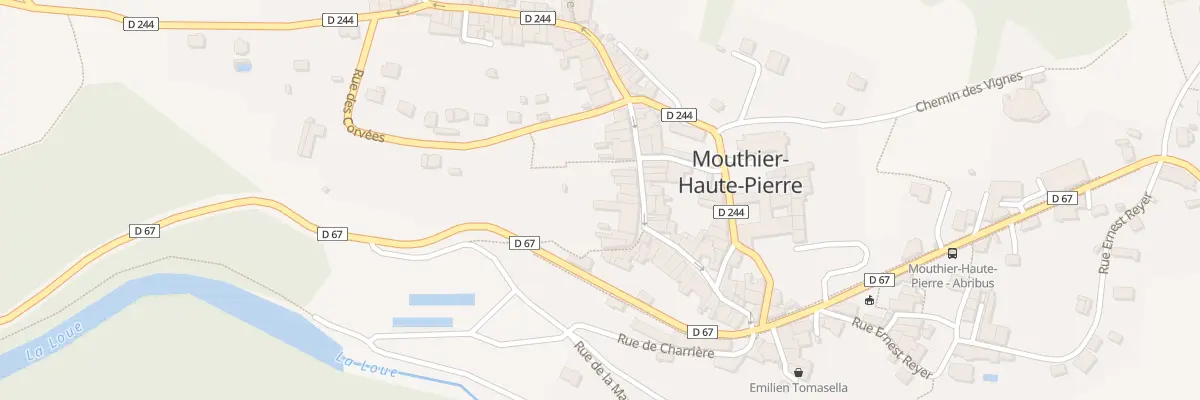 Plan du 27 Gr Grande Rue à Mouthier-Haute-Pierre
