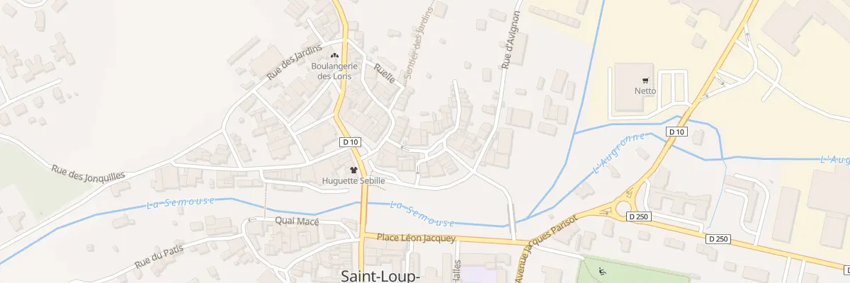 Plan du 10 Rue de la Vanne à Saint-Loup-sur-Semouse