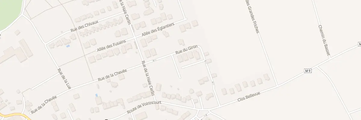 Plan du 8 Rue du Giron à Seichamps