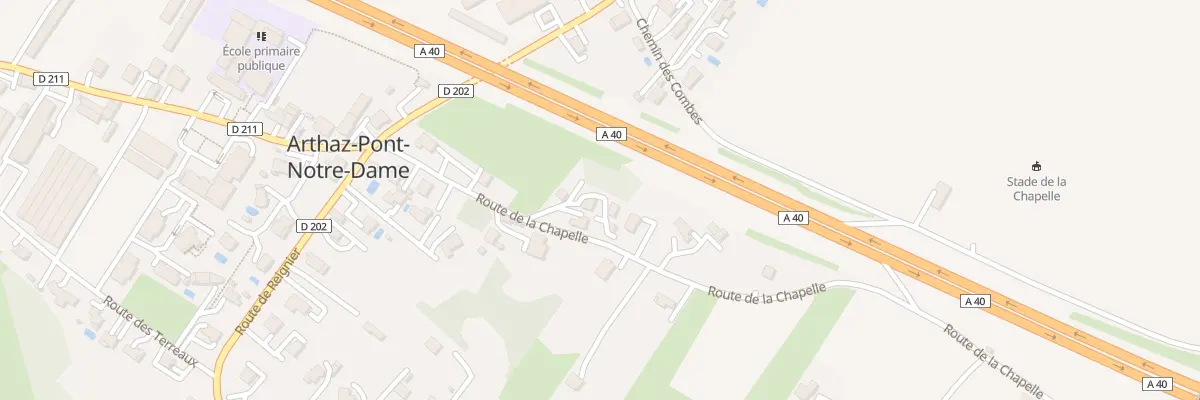 Plan du 125 Rte de la Chapelle à Arthaz-Pont-Notre-Dame