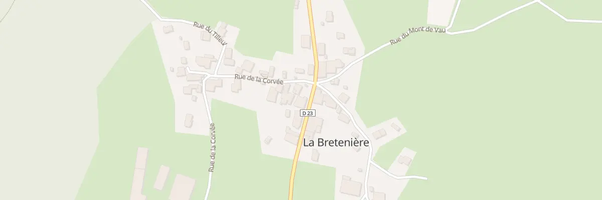 Plan du 5 Grande Rue à La Bretenière