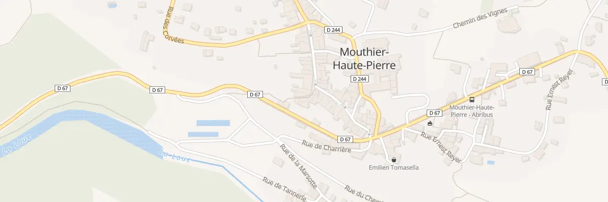 Plan du 5A Rue Saint Antoine à Mouthier-Haute-Pierre