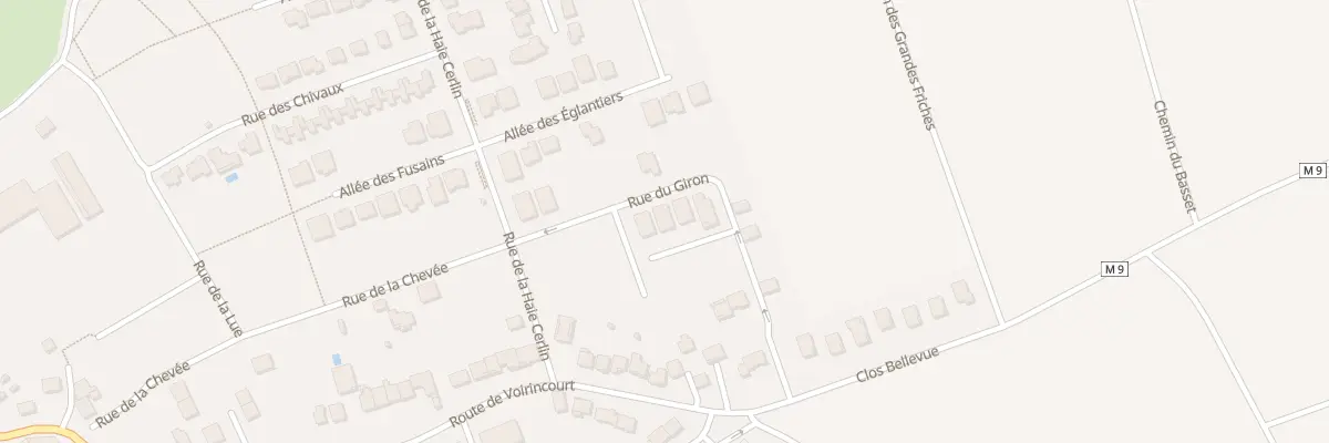 Plan du 6 Rue du Giron à Seichamps