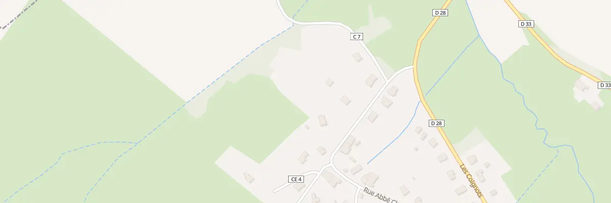 Plan du 4 Cote du Paradis à Brantigny