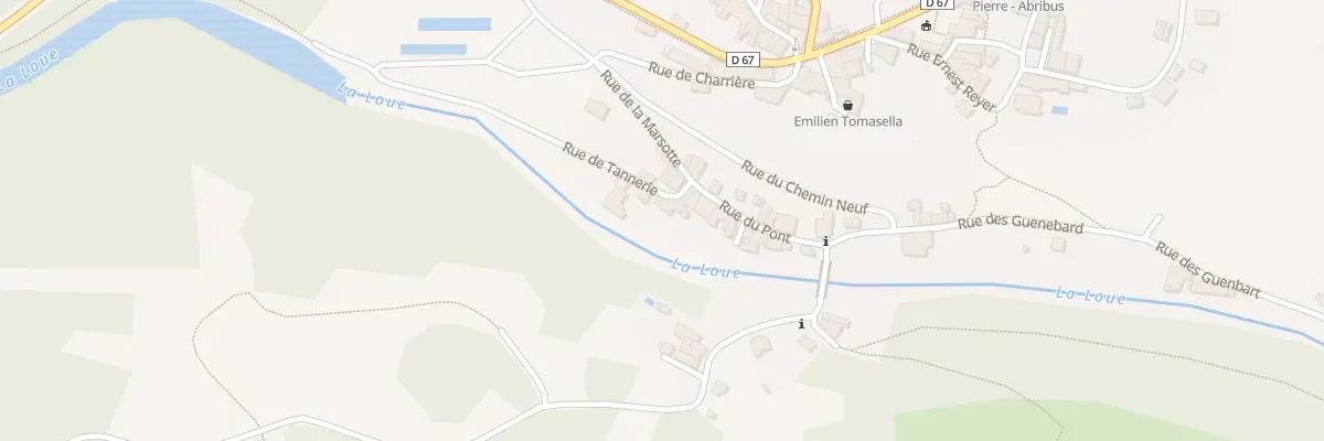 Plan du 1 Rue de la Tannerie à Mouthier-Haute-Pierre