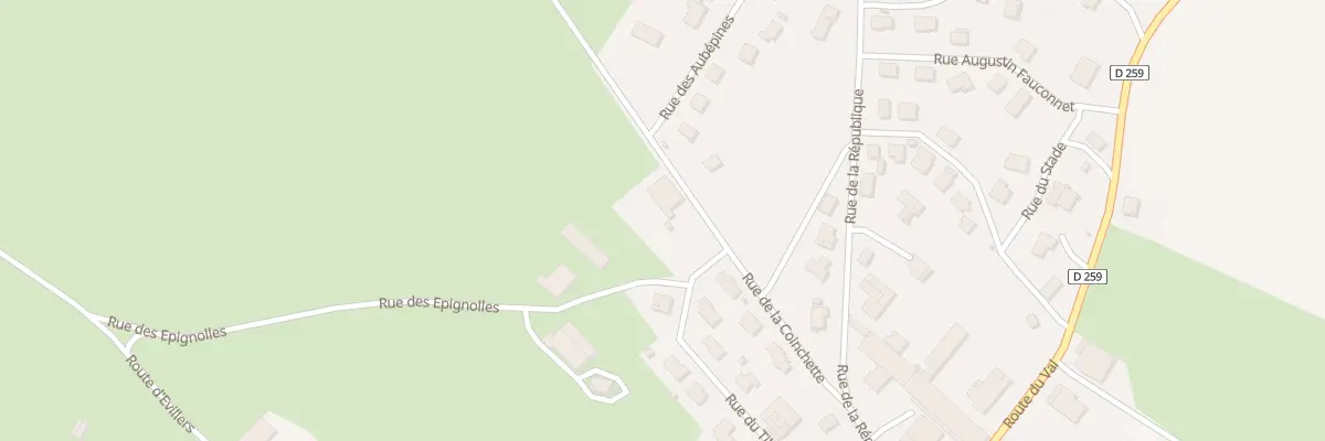 Plan du 17 Rue de la Coinchette à Val-d’Usiers