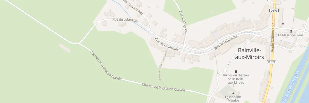 Plan du 59 Rue de Lebeuville à Bainville-aux-Miroirs