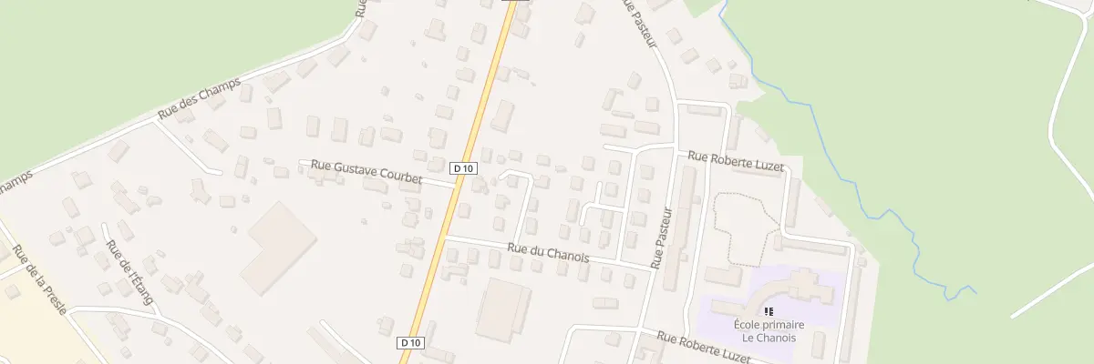 Plan du 13 Rue du Chanois à Saint-Loup-sur-Semouse