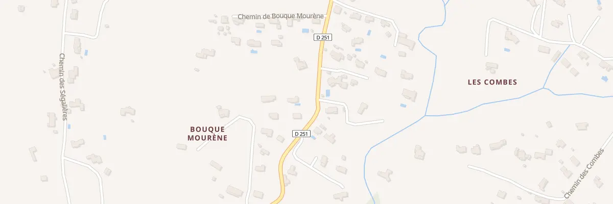 Plan du 706 Rte de Barbebelle à Villecroze