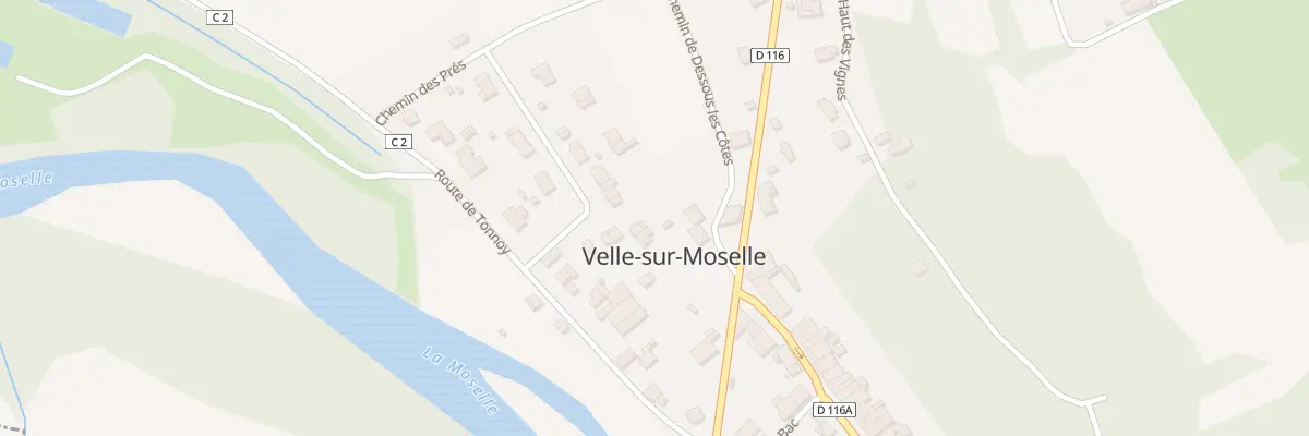 Plan du 14B Rte de Tonnoy à Velle-sur-Moselle