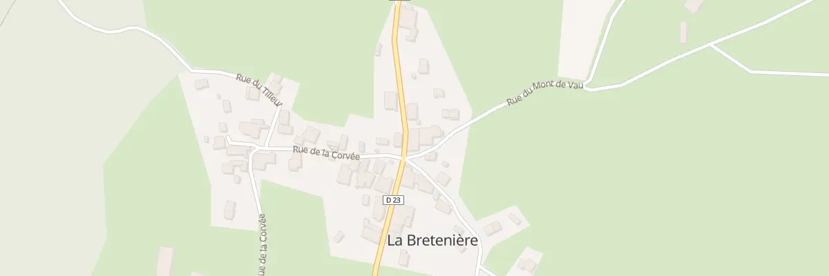Plan du 5027 Le Village à La Bretenière