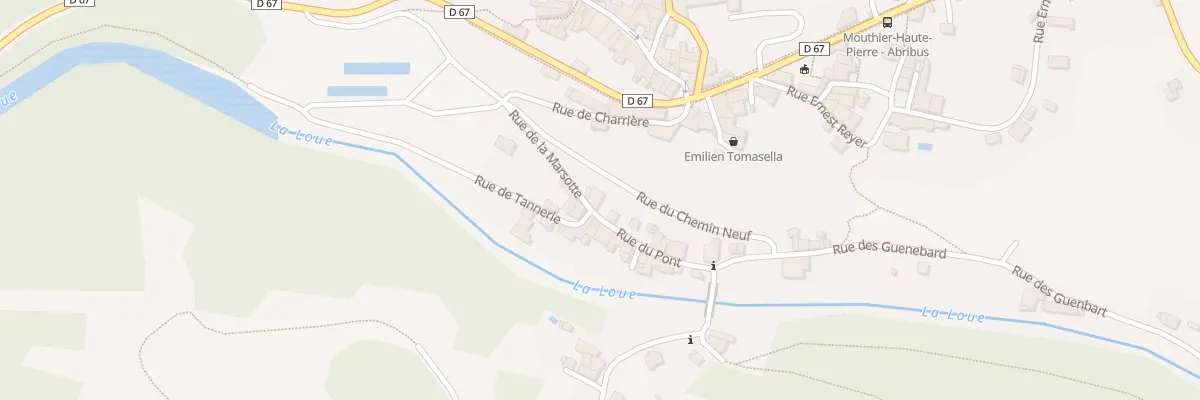 Plan du 14 Rue du Pont à Mouthier-Haute-Pierre