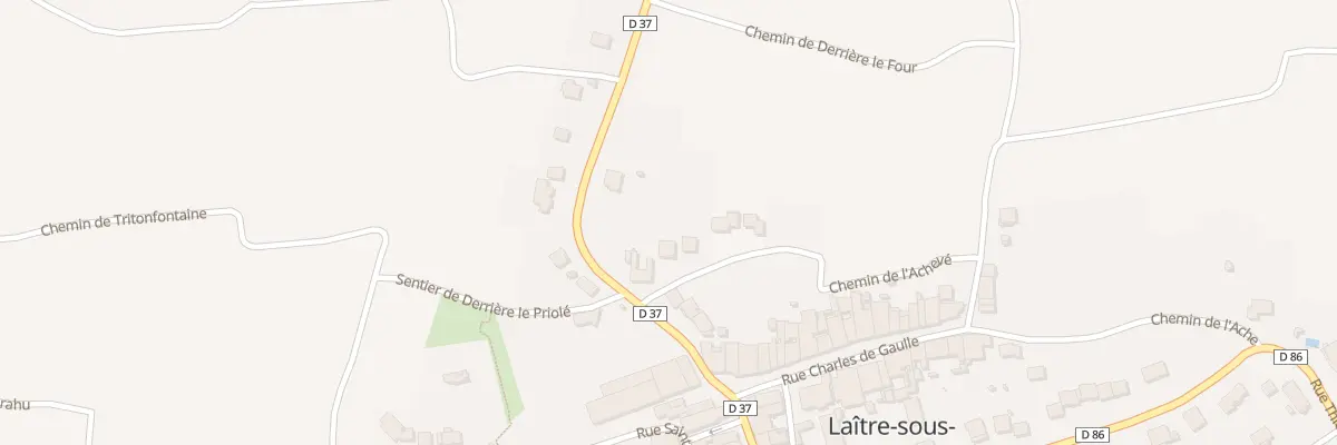 Plan du 6B Rue des Trois Eveches à Laître-sous-Amance