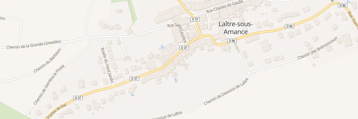 Plan du 13 Rue Sophie de Bar à Laître-sous-Amance