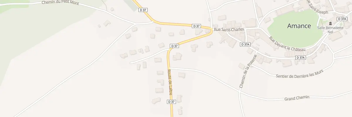 Plan du 6 Rte de Laitre à Amance