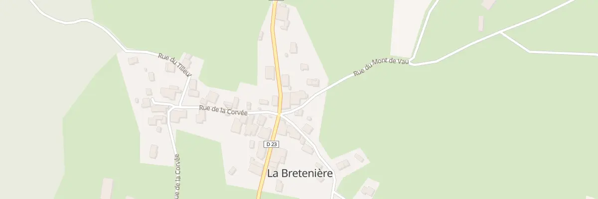 Plan du 5026 Le Village à La Bretenière