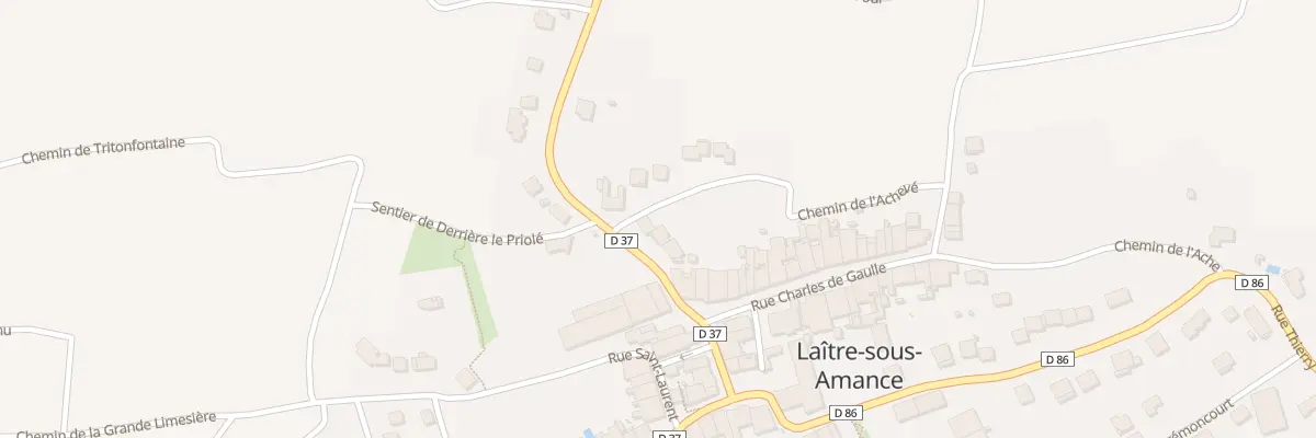 Plan du 134 Rue des Trois Eveches à Laître-sous-Amance