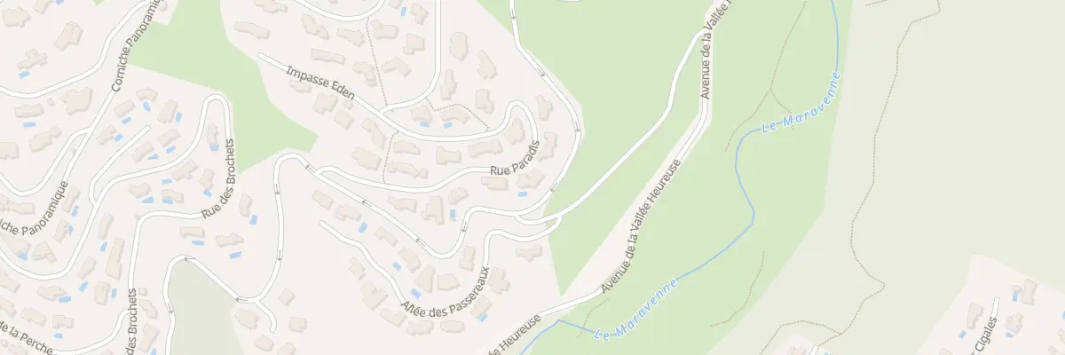 Plan du 190 Rue Paradis à La Londe-les-Maures
