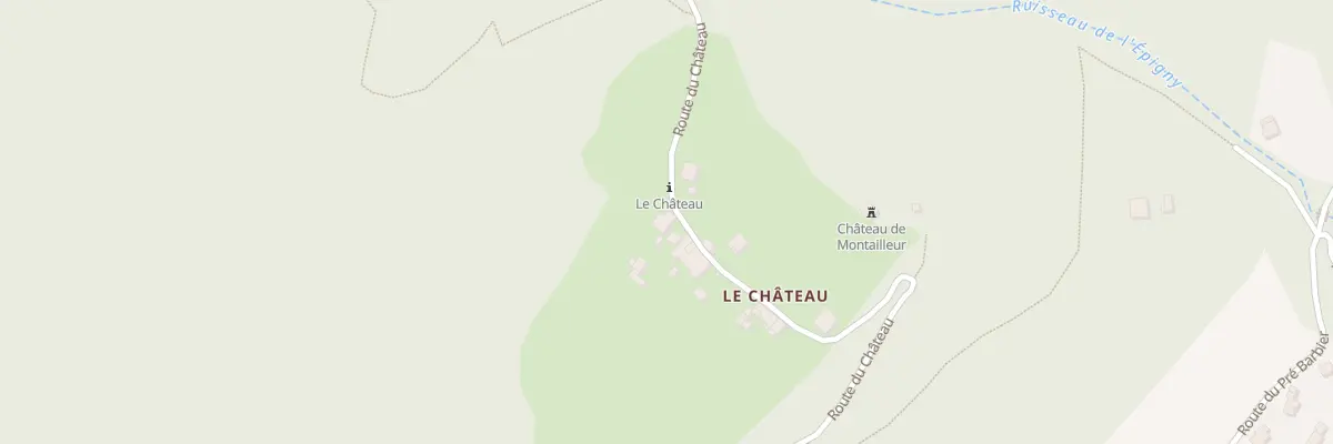 Plan du 801 Rte du Château à Montailleur