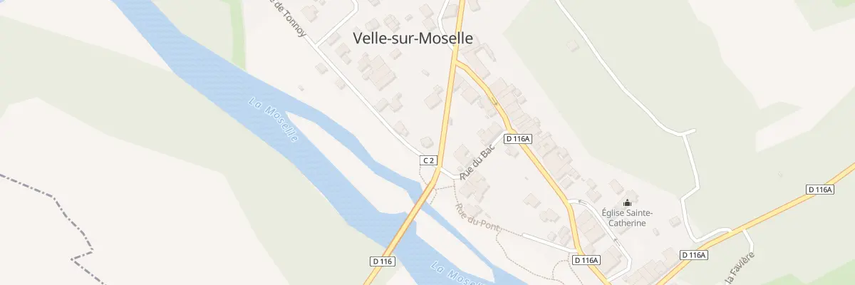 Plan du 2 Rte de Tonnoy à Velle-sur-Moselle