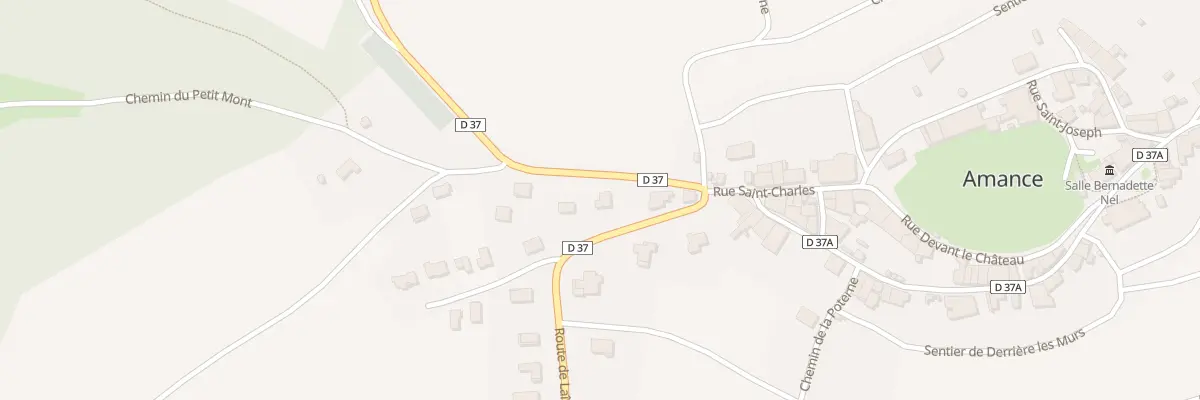 Plan du 1 Rte de Bouxières aux Chênes à Amance
