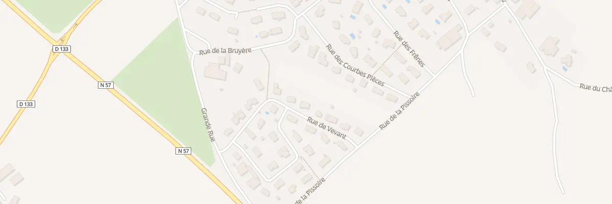 Plan du 13 Rue de Vevant à Étalans