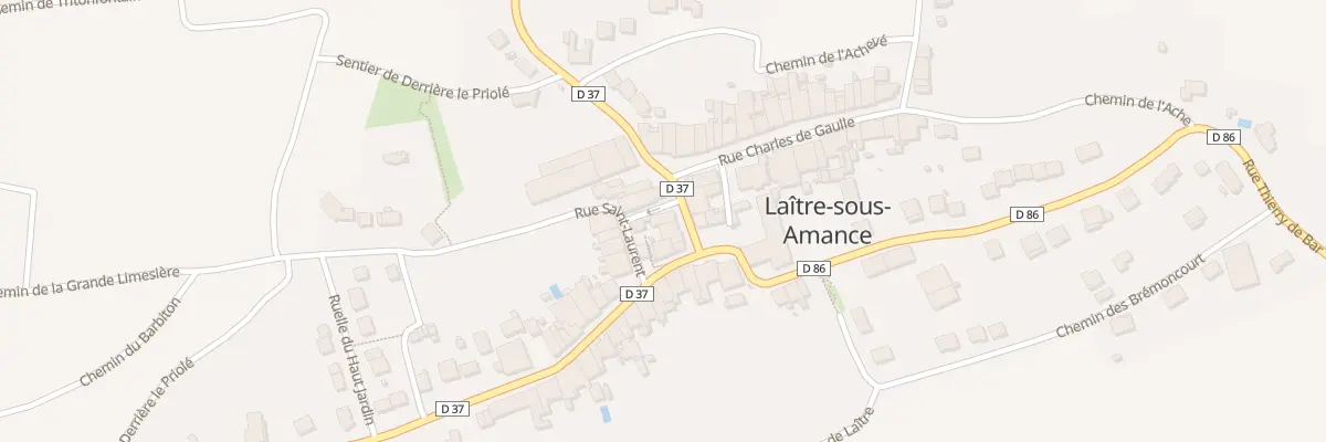 Plan du 23 Rue des Trois Eveches à Laître-sous-Amance