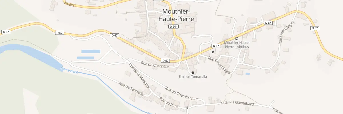 Plan du 5 Gr Grande Rue à Mouthier-Haute-Pierre