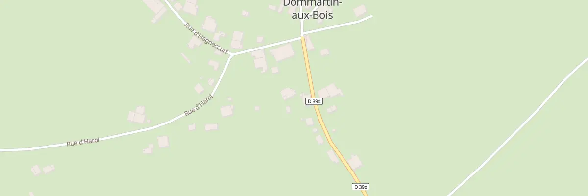 Plan du 8 Rue du Pigeolé à Dommartin-aux-Bois